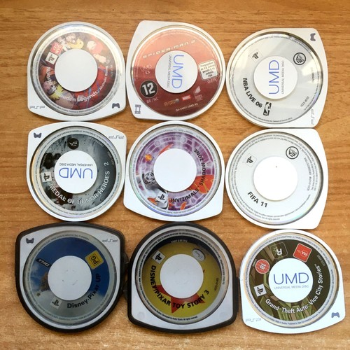 Lot disques seuls umd - disques,